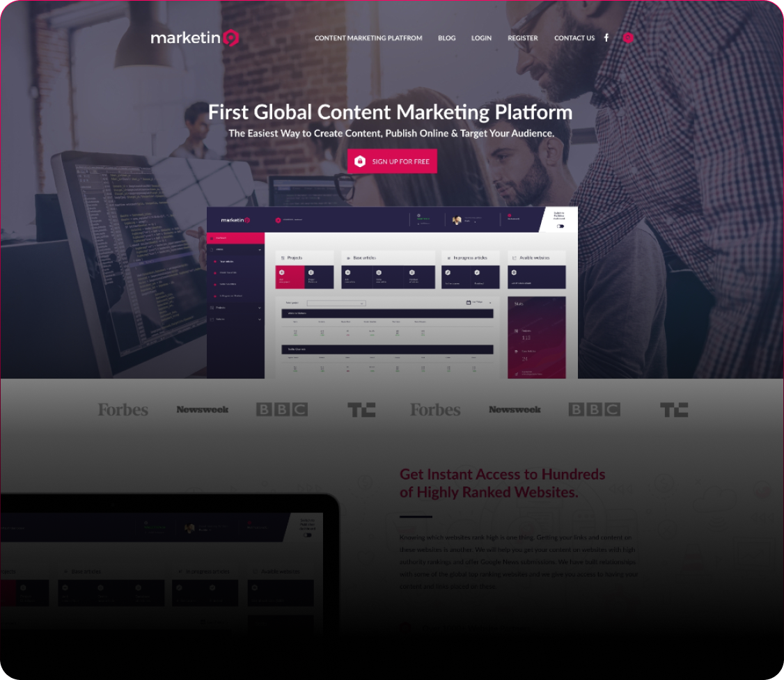 Marketin9 platform